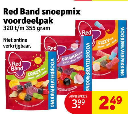 Red Band   snoep folder aanbieding bij  Kruidvat - details