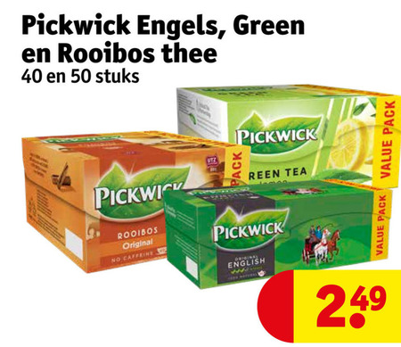 Pickwick   thee folder aanbieding bij  Kruidvat - details