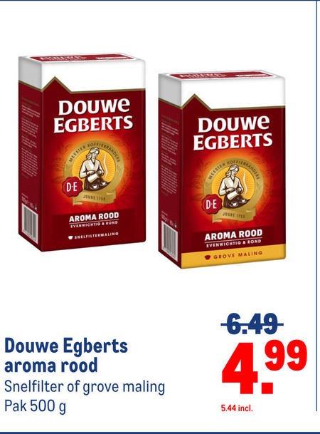 Douwe Egberts   koffie folder aanbieding bij  Makro - details