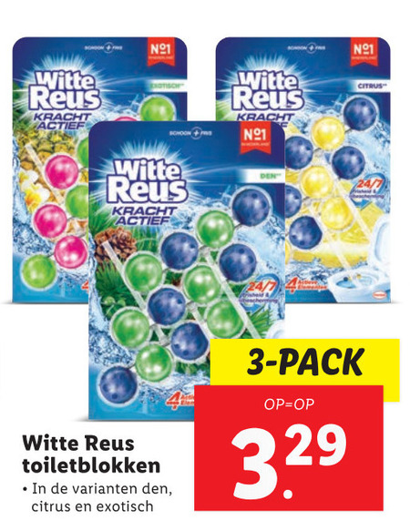 Witte Reus   toiletblok folder aanbieding bij  Lidl - details