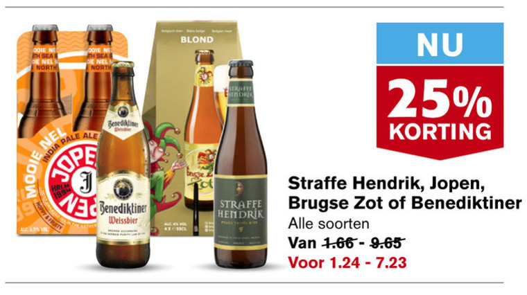 Straffe Hendrik   speciaalbier folder aanbieding bij  Hoogvliet - details