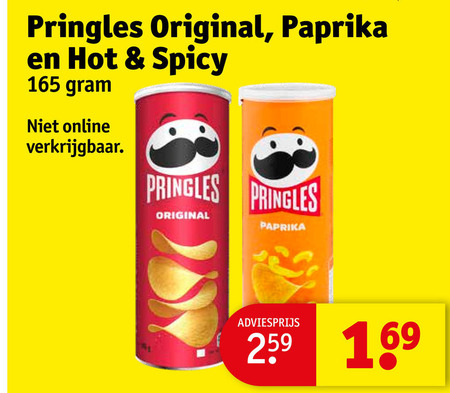 Pringles   chips folder aanbieding bij  Kruidvat - details