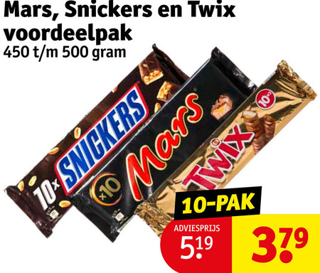 Mars   chocoladereep folder aanbieding bij  Kruidvat - details