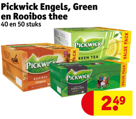 Pickwick   thee folder aanbieding bij  Kruidvat - details