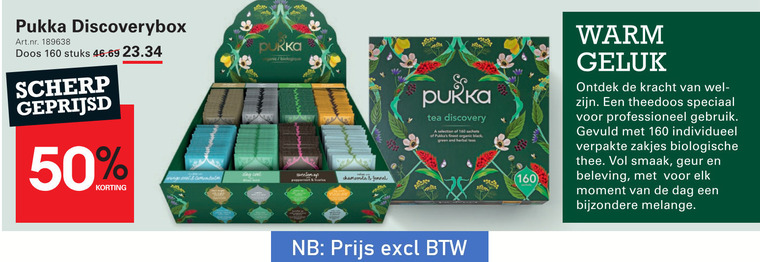 Pukka   thee folder aanbieding bij  Sligro - details