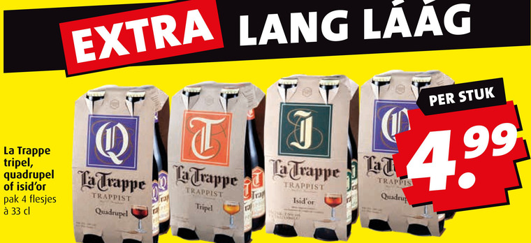 La Trappe   speciaalbier folder aanbieding bij  Boni - details