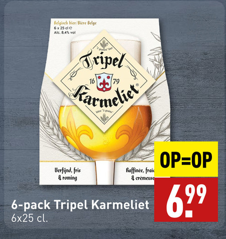 Karmeliet   speciaalbier folder aanbieding bij  Aldi - details