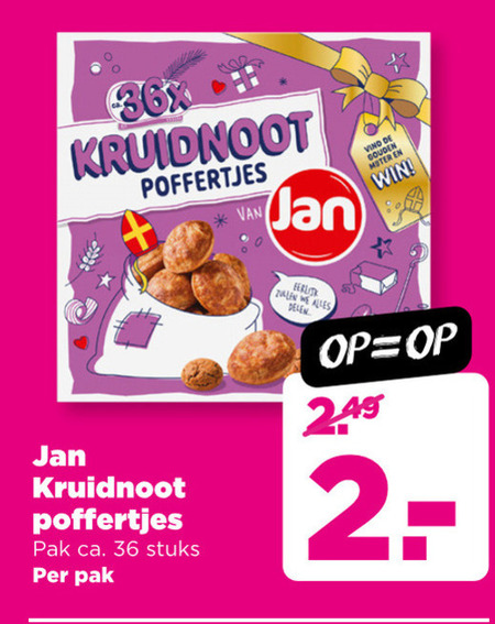 Jan   poffertjes folder aanbieding bij  Plus - details