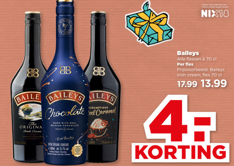 Baileys   likeur folder aanbieding bij  Plus - details