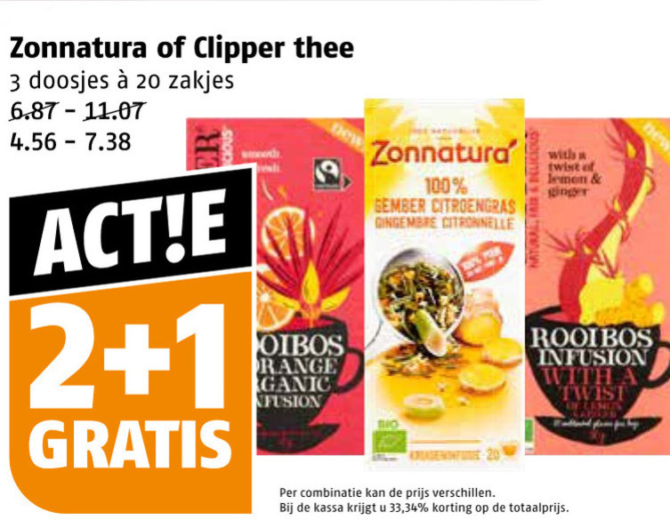 Clipper   thee folder aanbieding bij  Poiesz - details