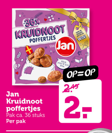 Jan   poffertjes folder aanbieding bij  Coop - details