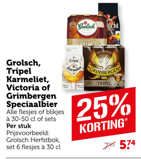 Grimbergen   speciaalbier folder aanbieding bij  Coop - details