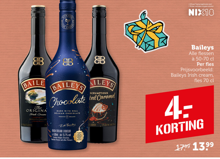 Baileys   likeur folder aanbieding bij  Coop - details