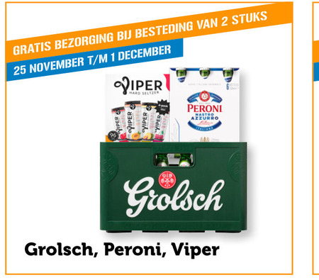 Grolsch   bier folder aanbieding bij  Coop - details