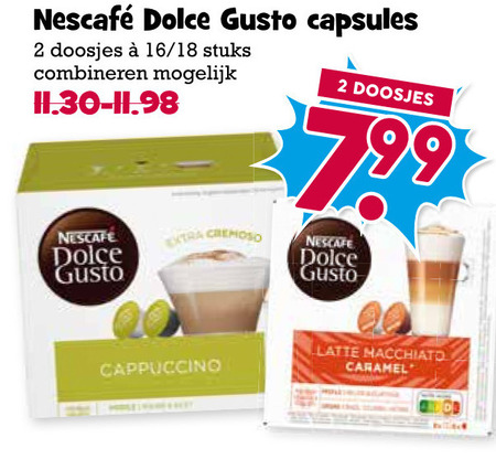 Nescafe   dolce gusto capsules folder aanbieding bij  Boons Markt - details