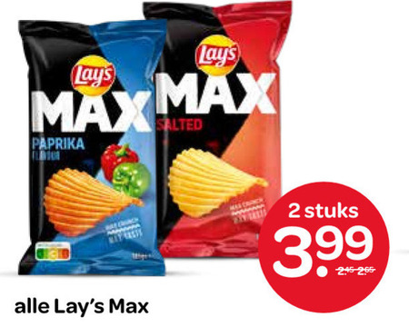 Lays   chips folder aanbieding bij  Spar - details