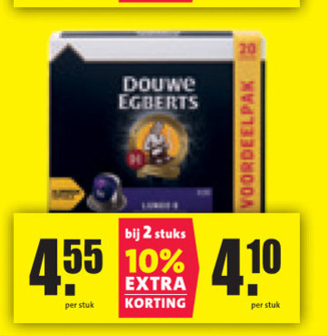 Douwe Egberts   koffiecups folder aanbieding bij  Nettorama - details