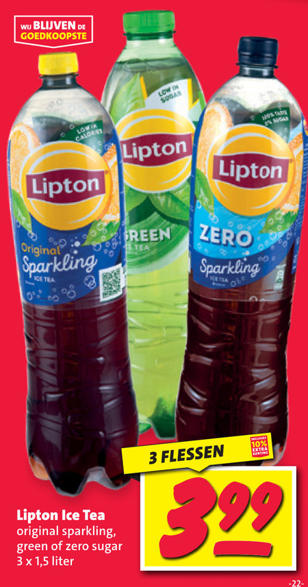 Lipton   ice tea folder aanbieding bij  Nettorama - details