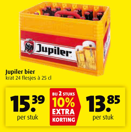 Jupiler   krat bier folder aanbieding bij  Boni - details