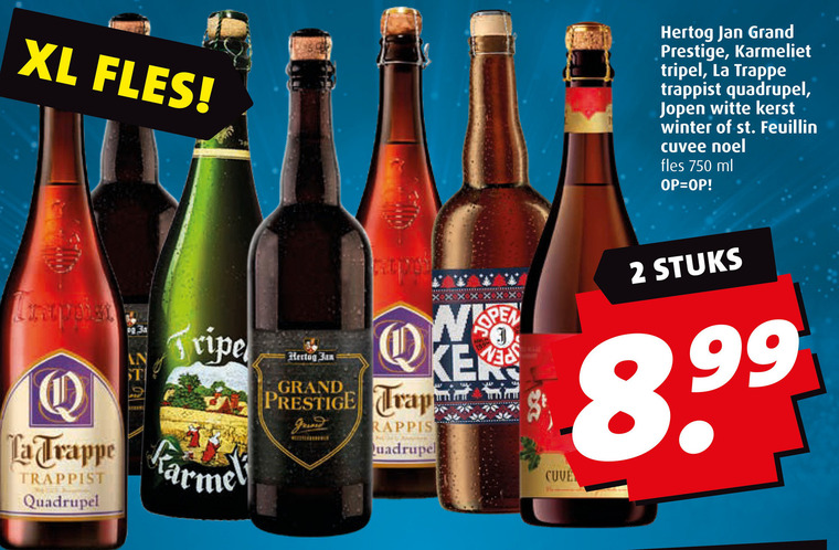 Hertog Jan   speciaalbier folder aanbieding bij  Boni - details