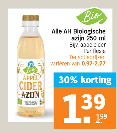 Albert Heijn Huismerk   azijn folder aanbieding bij  Albert Heijn - details