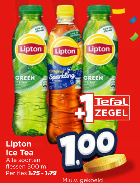 Lipton   ice tea folder aanbieding bij  Vomar - details