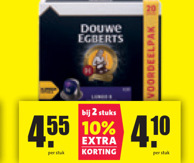 Douwe Egberts   koffiecups folder aanbieding bij  Nettorama - details