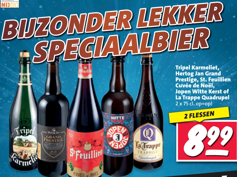 La Trappe   speciaalbier folder aanbieding bij  Nettorama - details