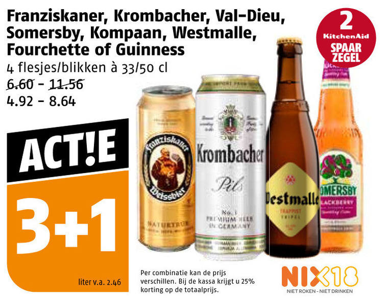 Westmalle   speciaalbier folder aanbieding bij  Poiesz - details