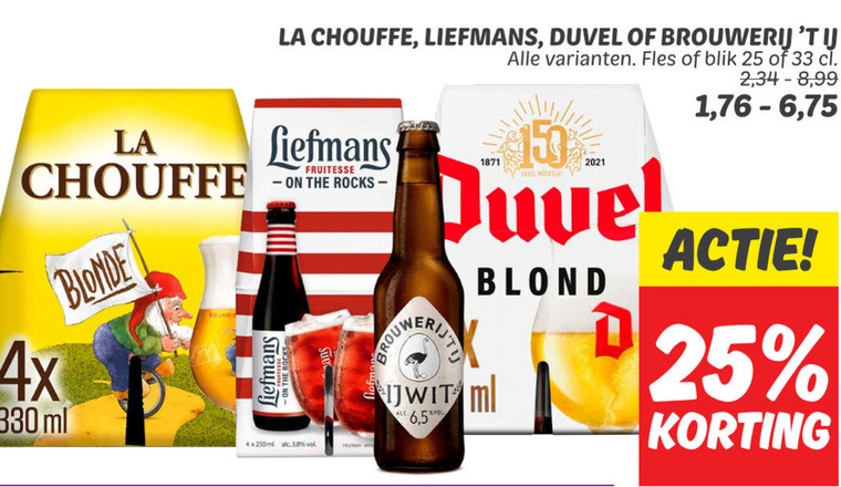 Duvel   speciaalbier folder aanbieding bij  Dekamarkt - details