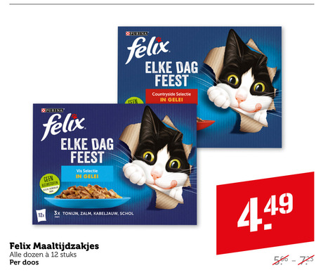 Felix   kattenvoer folder aanbieding bij  Coop - details