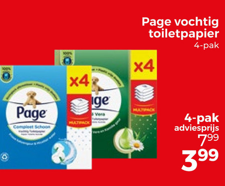 Page   vochtig toiletpapier folder aanbieding bij  Trekpleister - details