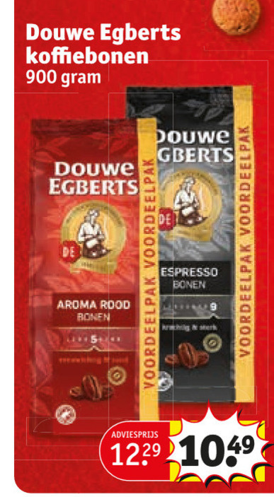 Douwe Egberts   koffiebonen folder aanbieding bij  Kruidvat - details