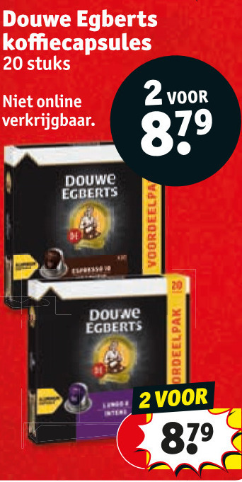 Douwe Egberts   koffiecups folder aanbieding bij  Kruidvat - details