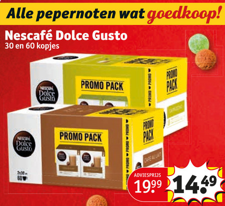 Nescafe   dolce gusto capsules folder aanbieding bij  Kruidvat - details