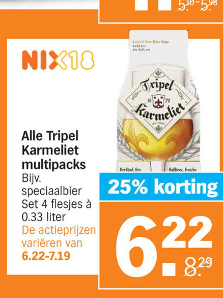 Karmeliet   speciaalbier folder aanbieding bij  Albert Heijn - details