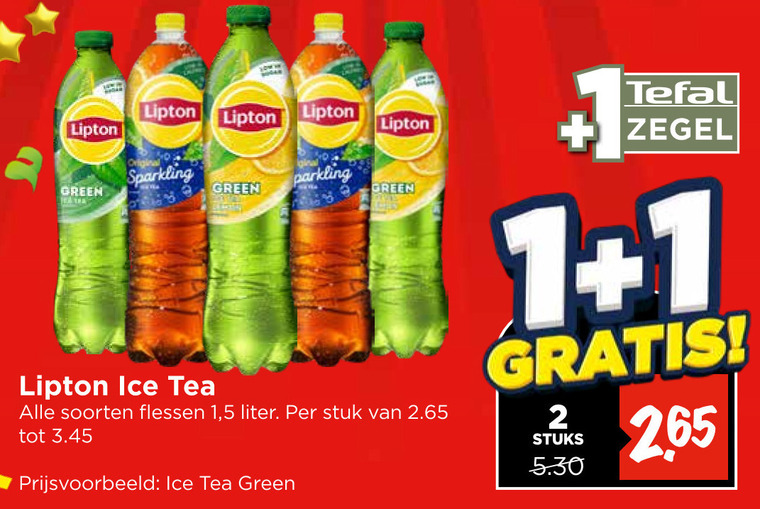 Lipton   ice tea folder aanbieding bij  Vomar - details