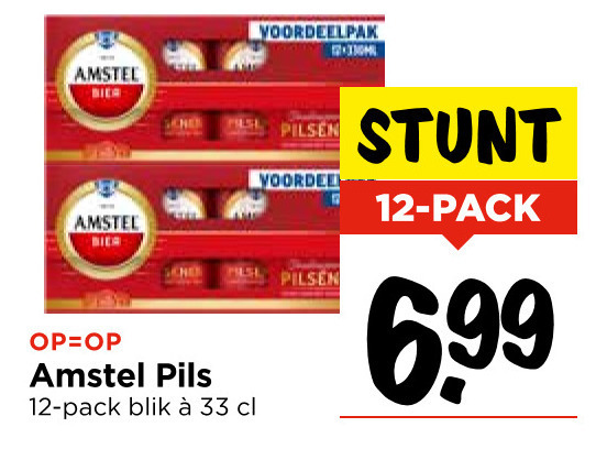 Amstel   blikje bier folder aanbieding bij  Vomar - details