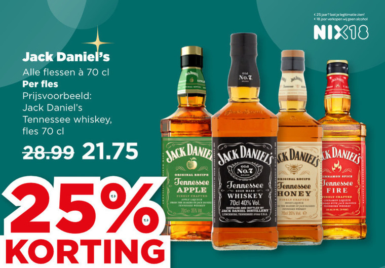 Jack Daniels   whisky folder aanbieding bij  Plus - details