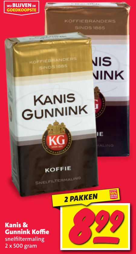 Kanis en Gunnink   koffie folder aanbieding bij  Nettorama - details