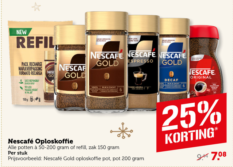 Nescafe   oploskoffie folder aanbieding bij  Coop - details