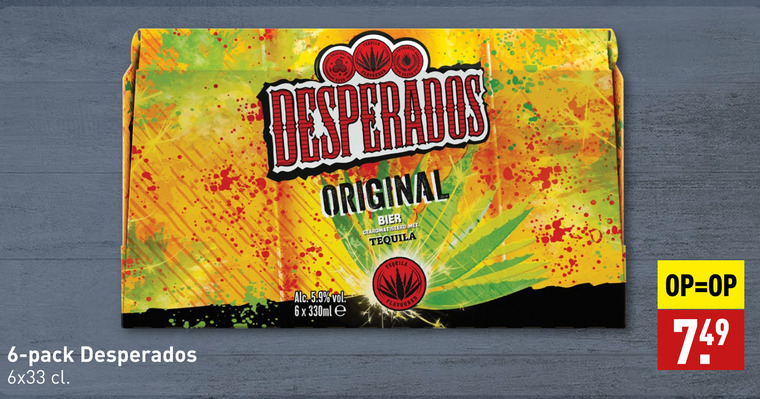 Desperados   speciaalbier folder aanbieding bij  Aldi - details