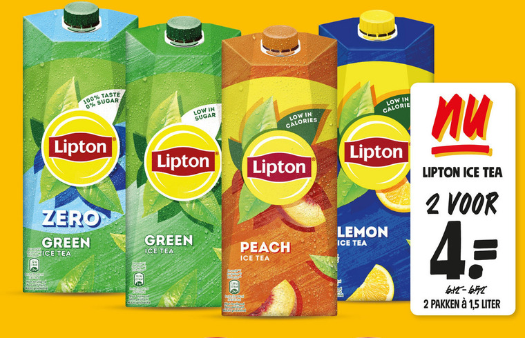 Lipton   ice tea folder aanbieding bij  Jumbo - details