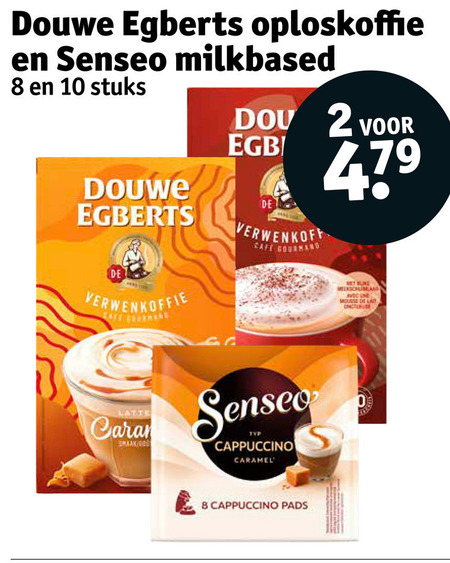 Douwe Egberts   koffiepad, oploskoffie folder aanbieding bij  Kruidvat - details