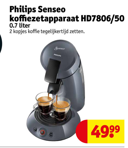 Philips   koffiepadmachine folder aanbieding bij  Kruidvat - details