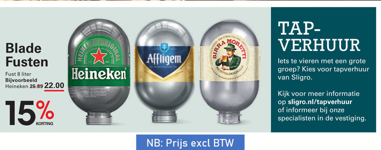 Affligem   biertap folder aanbieding bij  Sligro - details