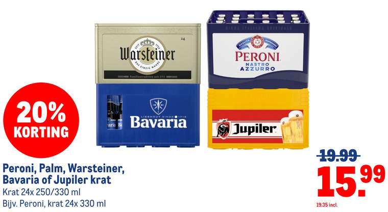 Bavaria   krat bier folder aanbieding bij  Makro - details