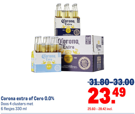 Corona   speciaalbier folder aanbieding bij  Makro - details