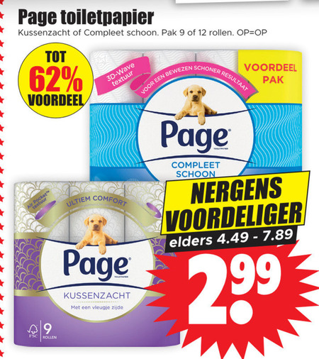 Page   toiletpapier folder aanbieding bij  Dirk - details