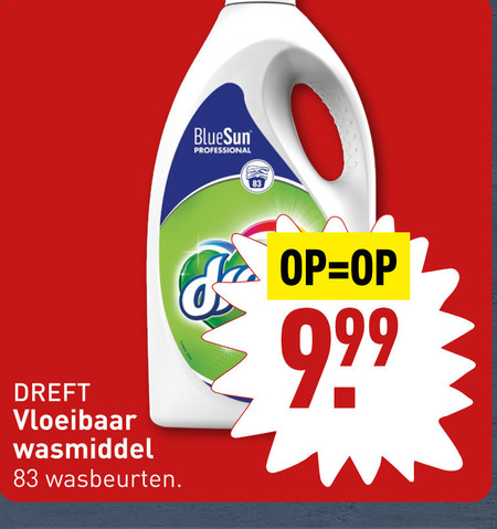 Dreft   wasmiddel folder aanbieding bij  Aldi - details